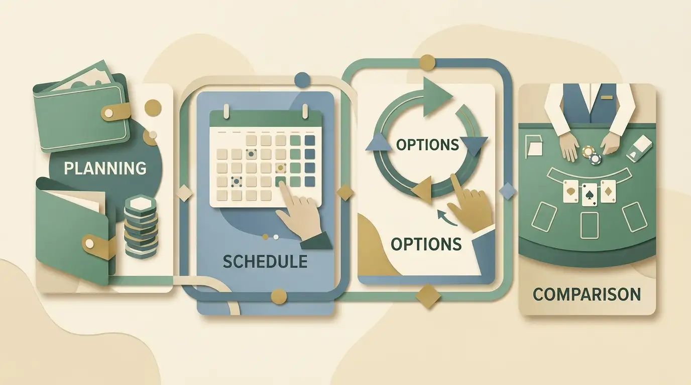 Timeline comparing reload and cashback promotion choices