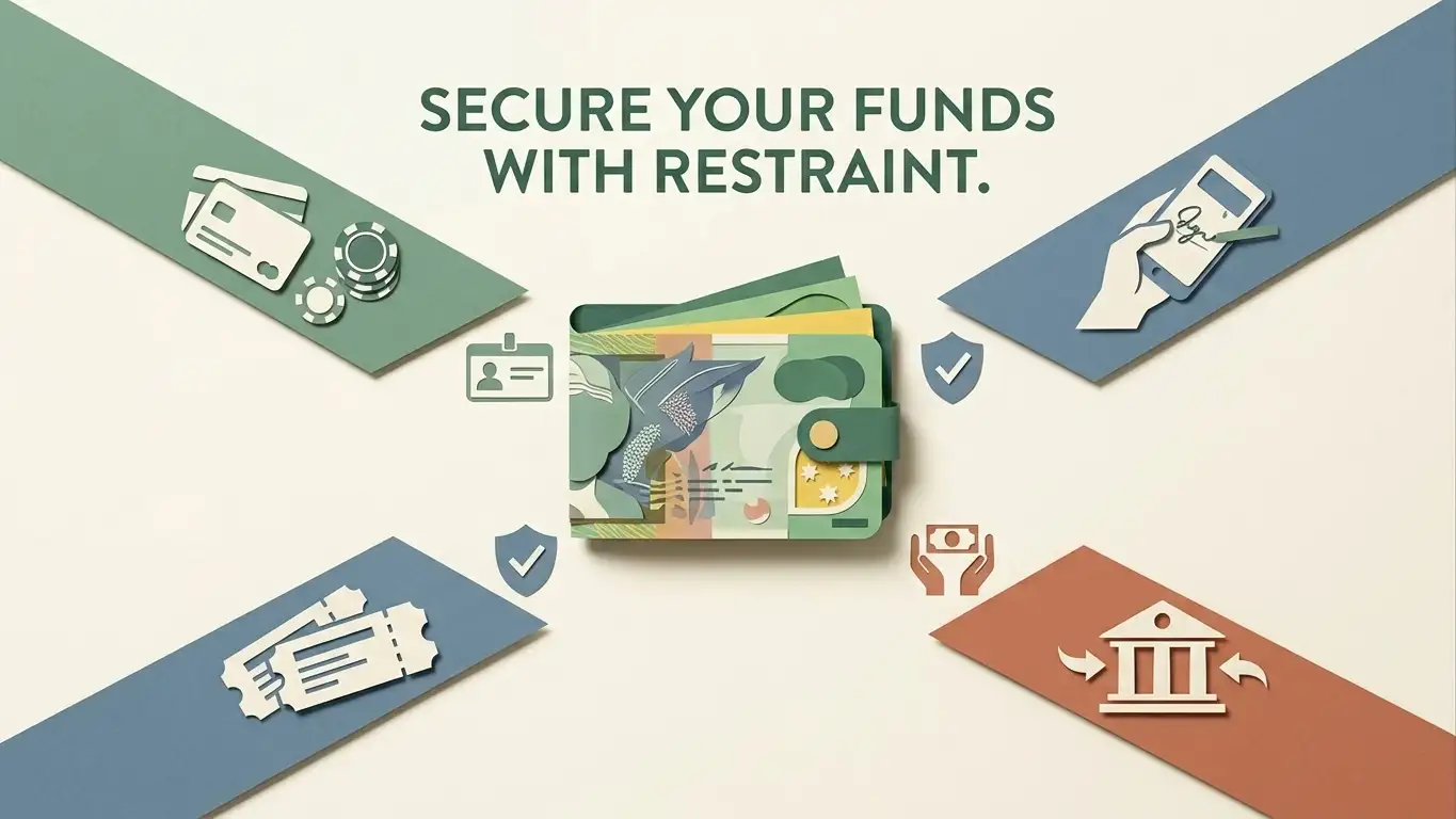 Abstract AUD deposit choice between cards, e-wallets, prepaid and bank transfer